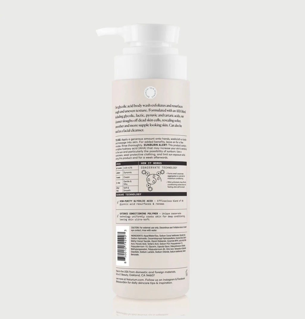 Naturium Smoother Glycolic Acid Body Wash
